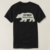 T-shirt Parc national des Rocheuses Bear Tan (Design devant)