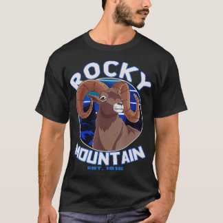 T-shirt Parc national des Rocheuses Bighorn Sheep