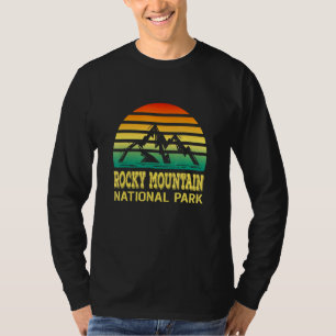 T-shirt Parc national des Rocheuses Colorado Coucher de so