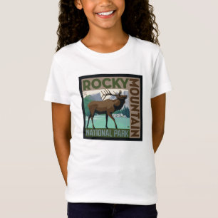 T-Shirt Parc national des Rocheuses Elk