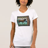 T-shirt Parc national des Rocheuses | Elk (Devant)