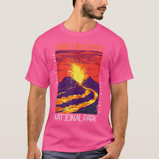 T-shirt Parc national des volcans d'Hawaii Kilauea Volcano