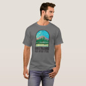 T-shirt Parc national des volcans d'Hawaii Mauna Loa Vinta (Devant entier)