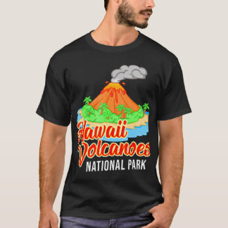 T-shirt Parc national des volcans d'Hawaii Volcanologie ca