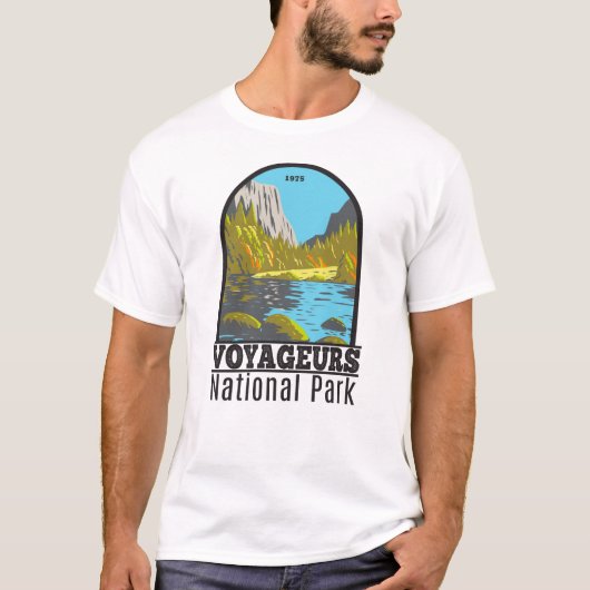 T-shirt Parc national des Voyageurs Minnesota Vintage (Devant)