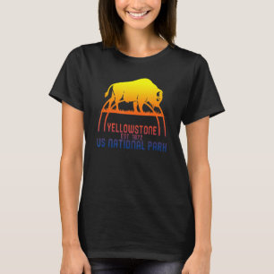 T-shirt Parc national du Bison-de-Yellowstone-Buffalo Camp
