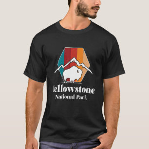 T-shirt Parc national du Buffalo de la montagne Yellowston