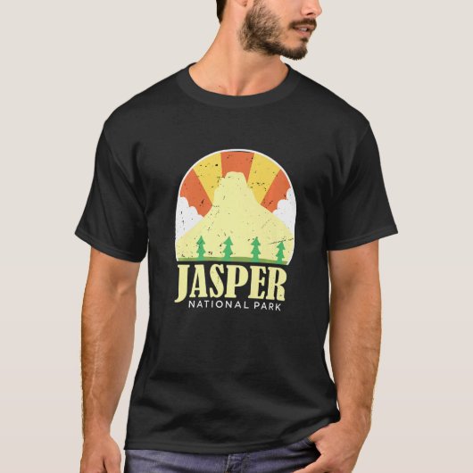 T-shirt Parc national du Canada Jasper Alberta Souvenir Ic (Devant)