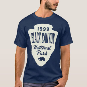 T-shirt Parc national du Canyon Noir Ours Arrowhead Tan