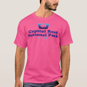 T-shirt Parc national du Capitol Reef Arrowhead Retro Buff