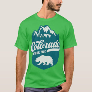 T-shirt Parc national du Colorado Faune Montagne Vintage