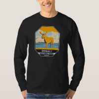 Parc national du Denali Alaska Moose Vintage