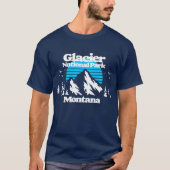 T-shirt Parc national du Glacier (Devant)