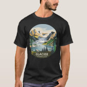 T-shirt Parc national du Glacier (Devant)