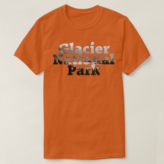T-shirt Parc national du Glacier (Design devant)