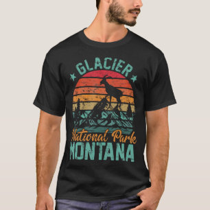 T-shirt Parc national du Glacier Montana Moose Goose Rando