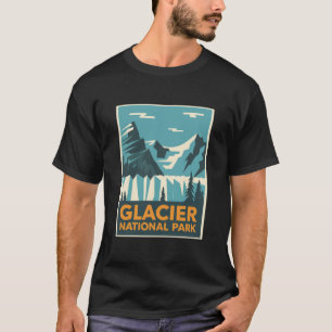 T-shirt Parc national du Glacier vintage