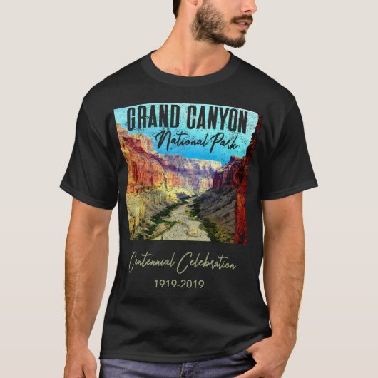 T-shirt Parc national du Grand Canyon 100 ans Ce (Devant)