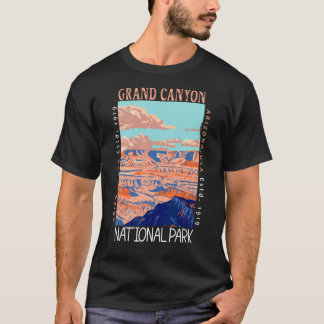 T-shirt Parc national du Grand Canyon Arizona Vint en détr