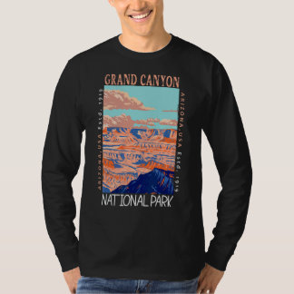T-shirt Parc national du Grand Canyon Arizona Vint en détr