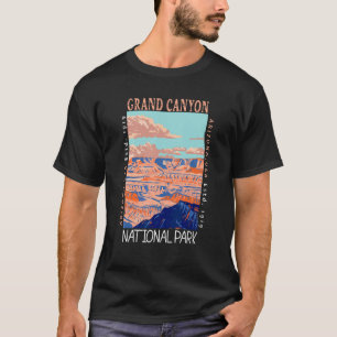 T-shirt Parc national du Grand Canyon Arizona Vint en détr