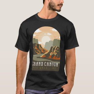 T-shirt Parc national du Grand Canyon Skyline Silhouette O