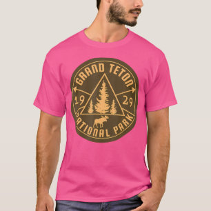 T-shirt Parc national du Grand Teton Wyoming Moose Randonn