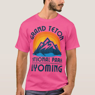T-shirt Parc national du Grand Teton Wyoming Mountain Rand