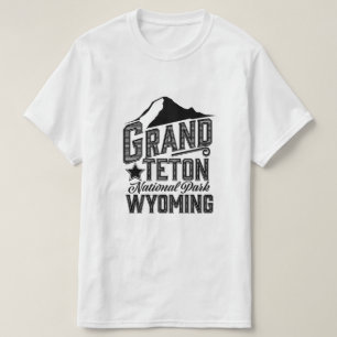 T-shirt Parc national du Grand Teton, Wyoming Poster vinta