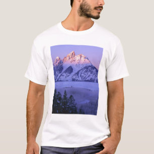 T-shirt PARC NATIONAL DU GRAND TETON, WYOMING. USA. Fog &