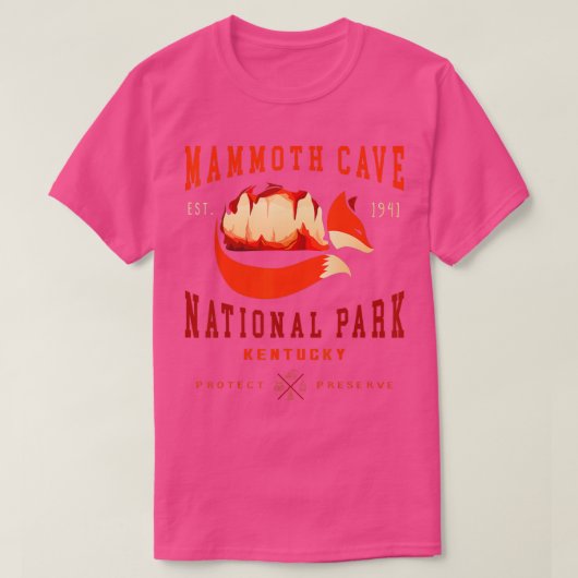T-shirt Parc national du Kentucky Parc national Mammoth Ca (Design devant)