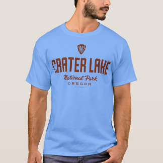 T-shirt Parc national du lac Crater 1902 Arrowhead Brown