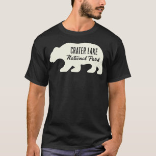 T-shirt Parc national du lac Crater Bear Tan