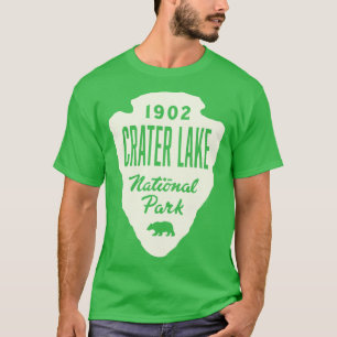 T-shirt Parc national du lac Crater Ours Arrowhead Tan