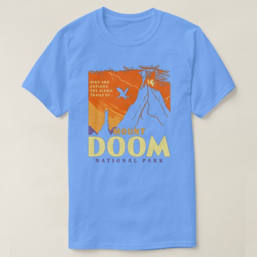 T-SHIRT PARC NATIONAL DU MONT DOOM 2 (Design devant)