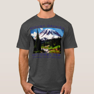 T-shirt Parc national du Mont Rainier État de Washington 1