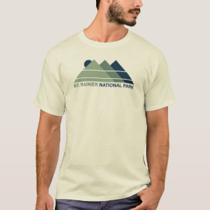 T-shirt Parc national du Mont-Rainier Mountain Sun