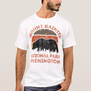 T-shirt Parc national du Mont Rainier Washington Randonnée