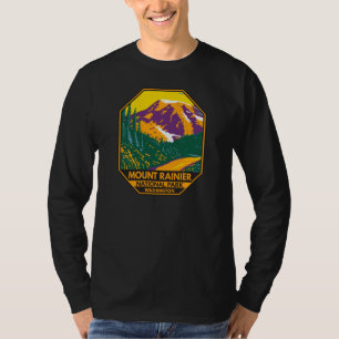 T-shirt Parc national du Mont Rainier Washington Retro