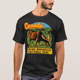 T-shirt Parc national du Mont-Riding Trai Vintage Manitoba