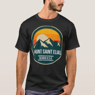 T-shirt Parc national du Mont Saint Elias Alaska Camping e