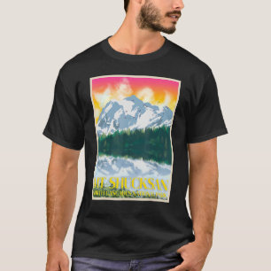T-shirt Parc national du Mont Shucksan North Cascades Po