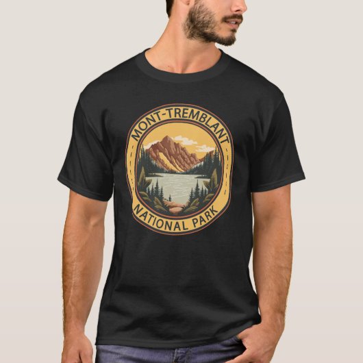 T-shirt Parc national du Mont-Tremblant Badge Canada (Devant)