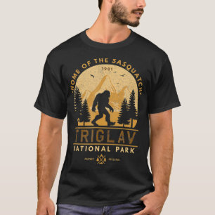 T-shirt Parc national du Mont Triglav Slovénie Bigfoot Sa