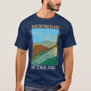T-shirt Parc national du Northumberland Disques muraux d'H