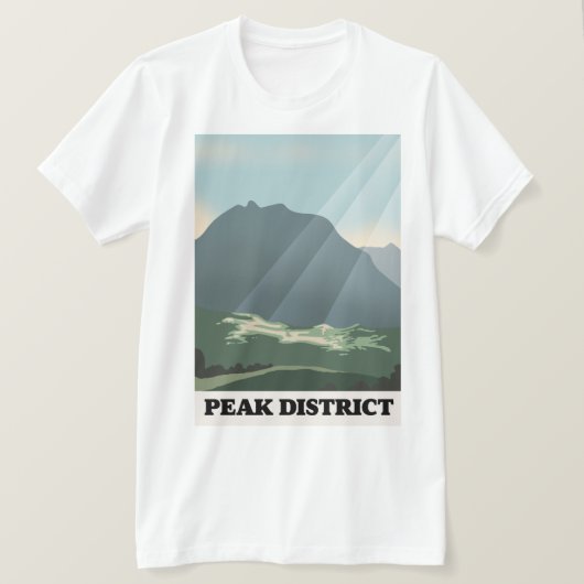 T-shirt Parc national du Peak District (Design devant)