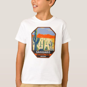 T-shirt Parc national du Saguaro Arizona Giant Cactus Vint