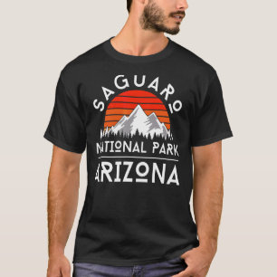 T-shirt Parc national du Saguaro Arizona Randonnée en plei