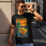 T-shirt Parc national du Saguaro Arizona Vintage désorgani<br><div class="desc">Conception d'oeuvres vectorielles Saguaro. Le parc porte le nom du grand cactus saguaro,  originaire de son environnement désertique.</div>