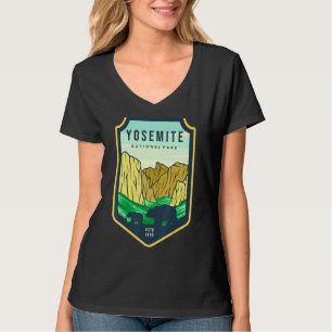 T-shirt Parc national du Yosemite Retro Californie